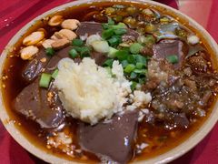 特色秘制红油血旺-谢老五跷脚牛肉·非遗传承店