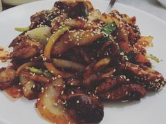 辣炒小章鱼-三清洞疙瘩汤