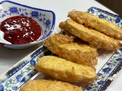 鸡蛋炸馒头片-大槐树烤肉馆