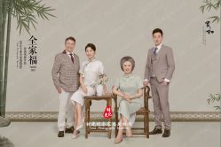 -时光纪亲子全家福照相馆(静安店母女写真父母纪念照)