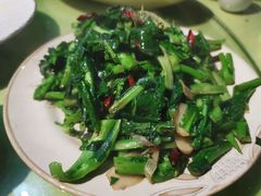 清炒油菜-龙姐私房菜(和顺古镇店)