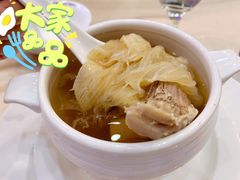 原盅柱脯炖牙拣翅-麒麟中餐厅·经典粤菜·地道菜式老字号(广州长隆酒店)