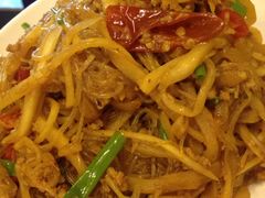 酸萝卜粉丝炒肉沫-红鼻子桂林米粉(金唐新光界店)