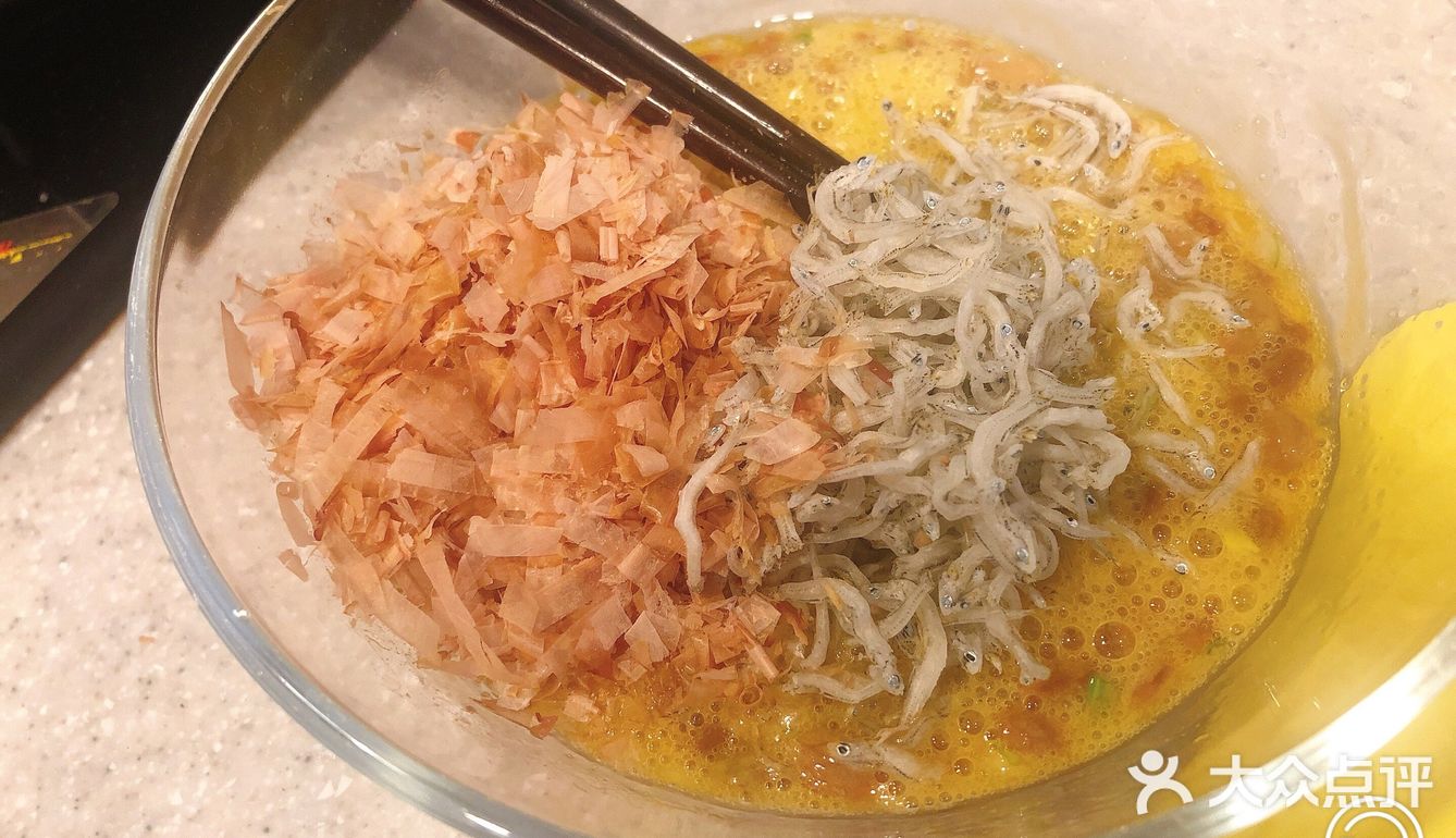納豆小魚秋葵雞蛋餅餅[调皮]