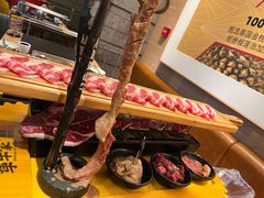 一米长盘牛五花-犟牛家·榴莲烤肉(五棵松店)