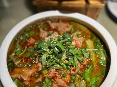 水煮牛肉-绿茶餐厅(成都大悦城店)