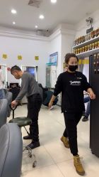-阿三造型烫染•接发