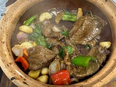 生啫牛肉-天宝食坊·啫啫煲大排档(西华路店)