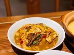 浓汤荷包蛋烧土鳝-老灶味道·本帮菜(昌平路店)