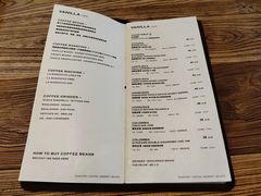 菜单-Vanilla Specialty Coffee(八大关店)