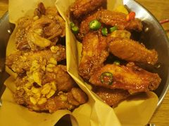 炸鸡翅一半一半-富乐满韩国正宗炸鸡韩国料理(虹泉路店)