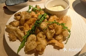 Italian Crispy Fried Seafood with Tartar Sauce