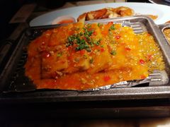 铁板焗鸡蛋豆腐-绿茶餐厅(乐峰广场店)