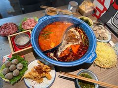 重庆红油经典鸳鸯锅-王歘歘·chuǎ火锅(五道营店)