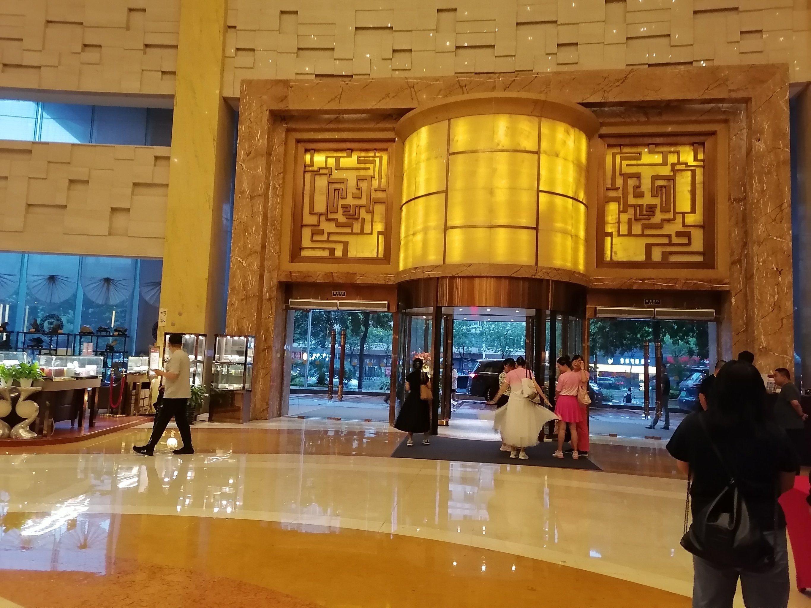 五星酒店的奢华大堂