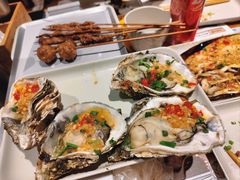 烤湛江生蚝-木屋烧烤(南新店)
