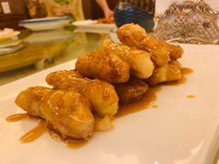 糖醋藕排-吉祥格桑花开素食餐厅