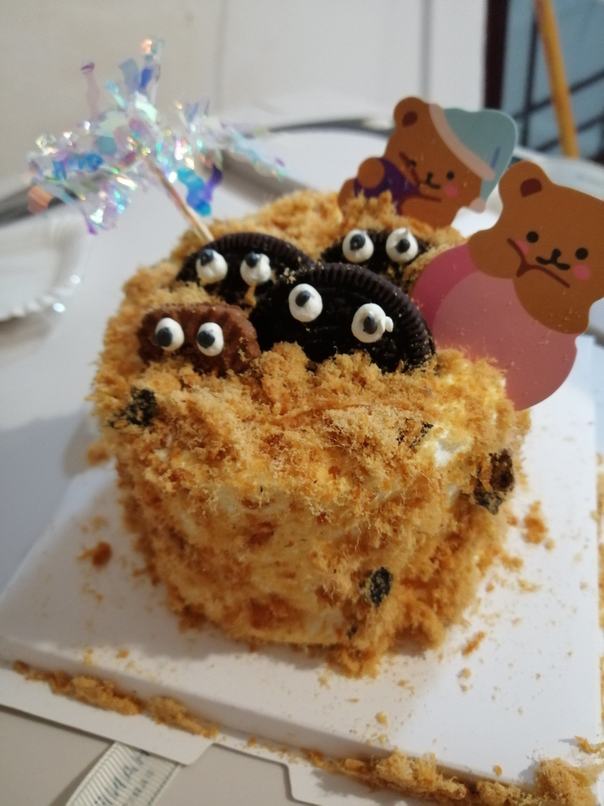 满满的肉松蛋糕