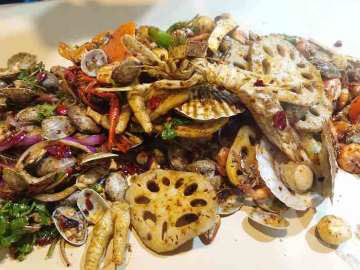 麻屋手抓海鲜(腾达广场店)-"位置倒是挺好找的,之前没有去过,但是打车