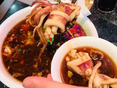 酸辣鱿鱼汤-王庄阿咪海鲜大排档(象园店)