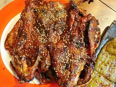 嗷嗷撒糖嘎嘎喷醋鸡架甜口-周记老沈阳焦火鸡架