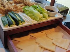 江南薄饼裹撒子-庆江南江南菜(琴湖溪里花园城店)