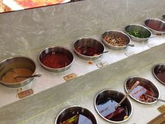 自助调料区-潮汕酱记鲜牛肉火锅(欧尚店)