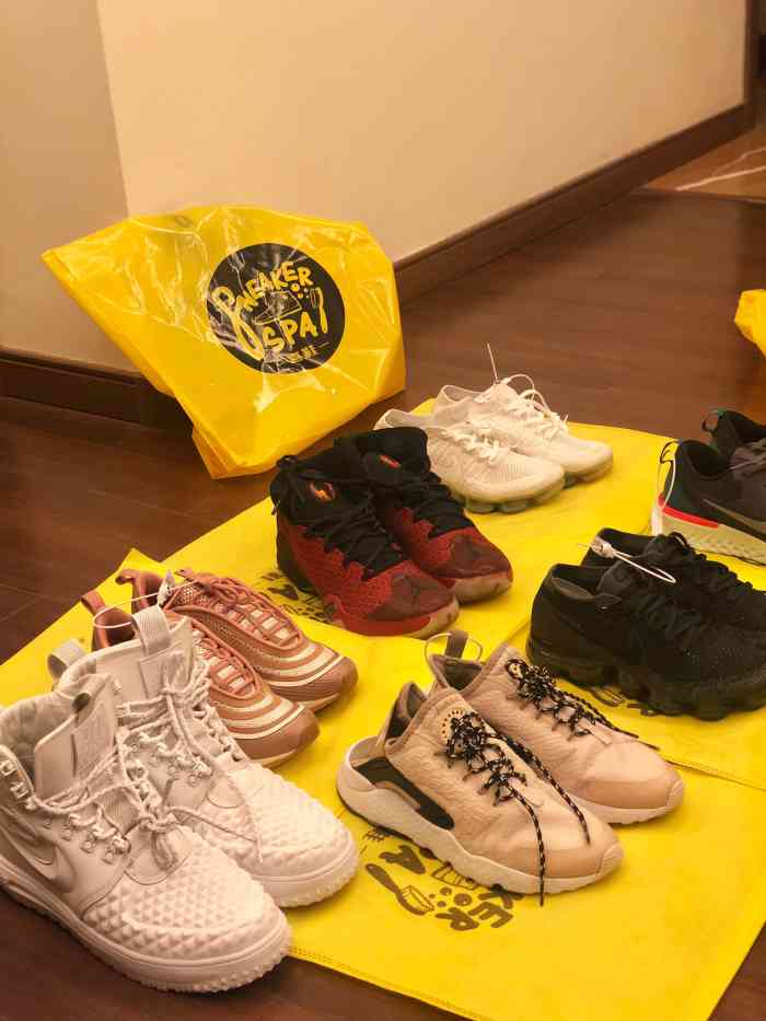 喜鞋sneaker spa-"我把鞋洗干净,送给姐姐了姐姐说跟新鞋子.
