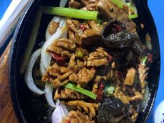 铁板腰花-老多饺子馆