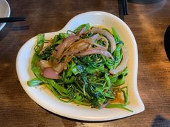 马拉盏炒通菜-大头虾越式风味餐厅(光明广场店)