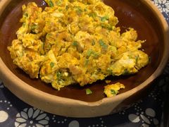 野山葱炒蛋-龚师傅土菜馆.地道农家菜(魅力湘西店)