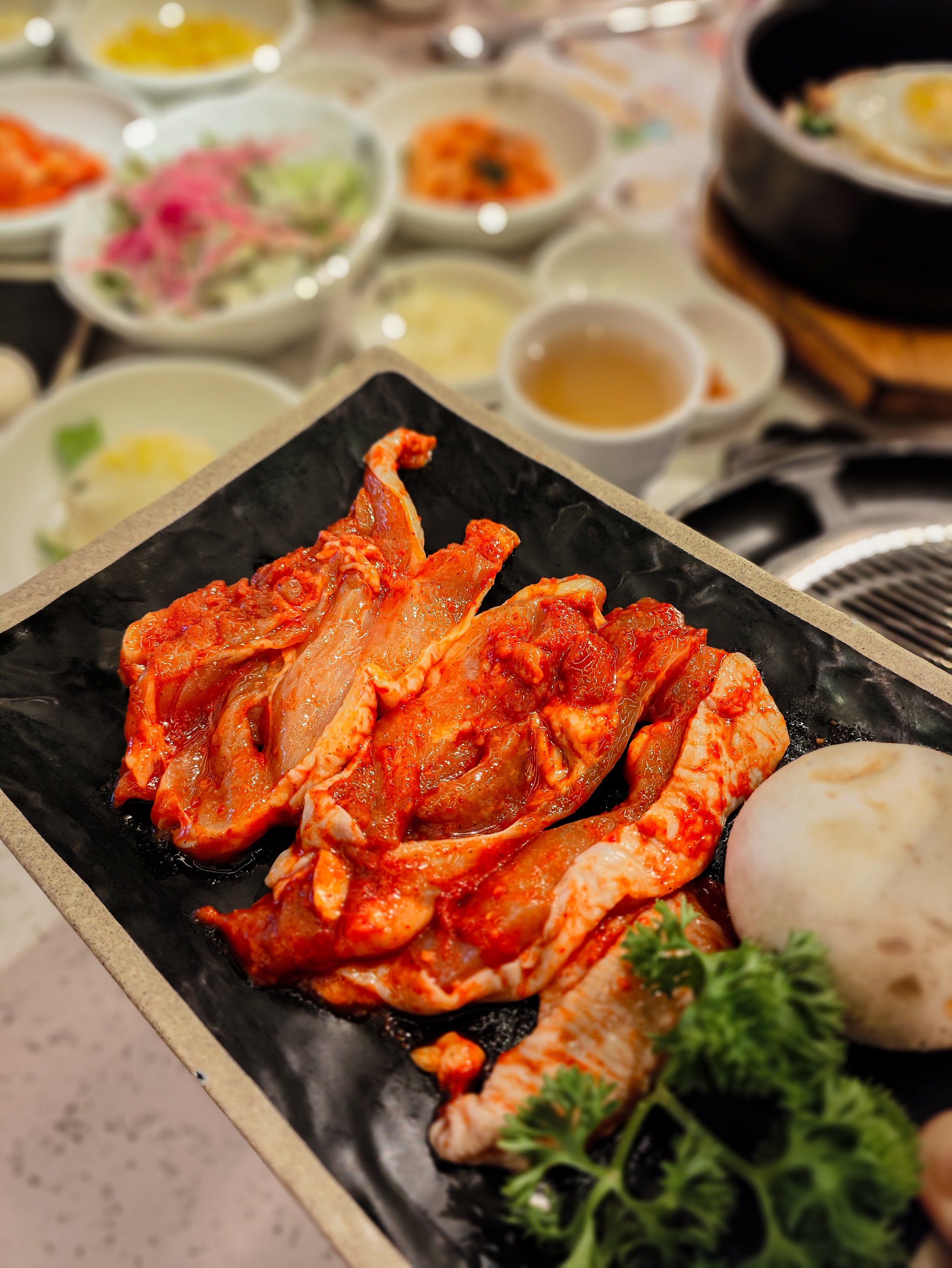 来本家吃烤肉~尝鲜一下梨泰院三拼炸鸡75