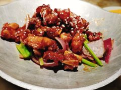 蒜香蜜汁排骨-绿茶餐厅(同成街华联店)