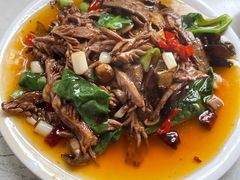 肝腰合炒-豆腐脑花