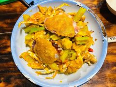 咸蛋黄炒蟹-夹夹大·蟹蟹大排档(财富又一城店)