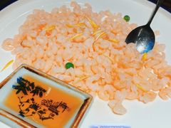 甜豆炒手剥虾仁-鱼食饭稻·苏浙土菜17年老馆子(平江路店)
