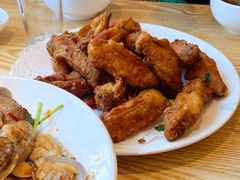 香辣炸鸡翅-渔家颂歌渔家味道(青石路店)