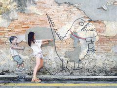 -槟城街头艺术街区