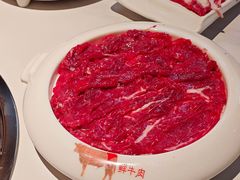 鲜牛肉-左庭右院鲜牛肉火锅(新梅广场店)