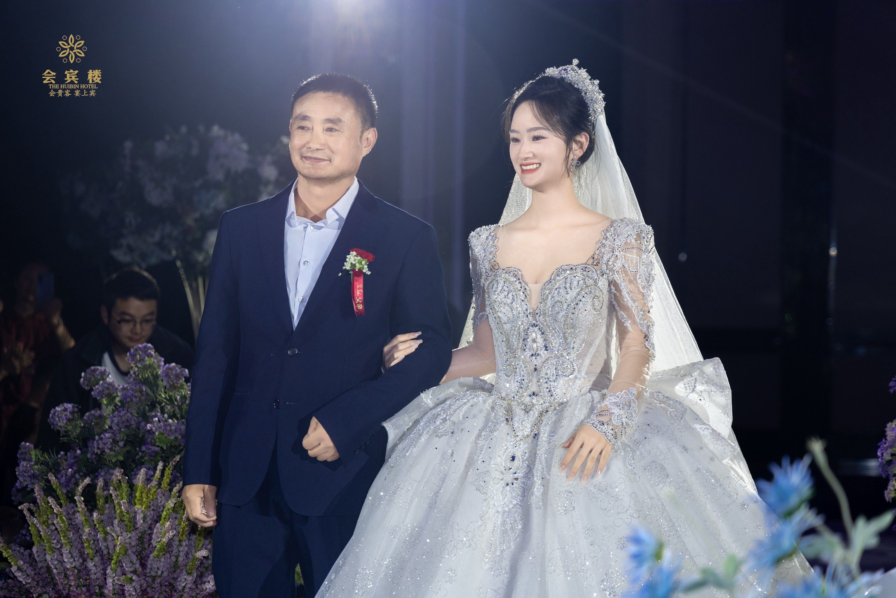 婚礼现场太梦幻了