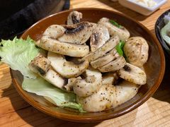 XO酱爆口蘑-胖记烤肉(湖大店)