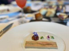 鸭肝坯塔配慢火蜜枣-AZUR聚(香格里拉饭店)