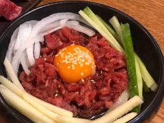 生拌牛肉-赤坂亭·M9和牛烧肉·铁板烧(合肥万象城店)