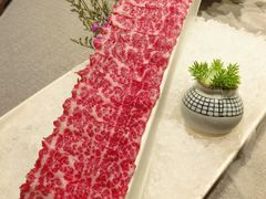 L5手作雪花牛肉-左庭右院鲜牛肉火锅黑金店(陆家嘴中心店)