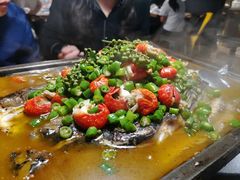 -探鱼·鲜青椒爽麻烤鱼(广州花都来又来店)