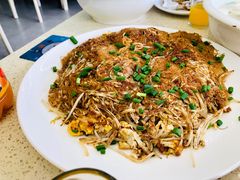 豆芽肉丝炒粉干-渔中舟海鲜大排档(普陀沈家门店)