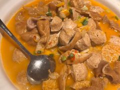 豆参烧肥肠-老阿爸鲜鱼土菜(独墅湖店)