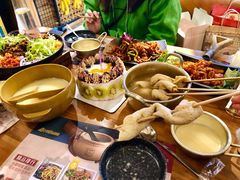 海鲜鱼饼汤-冰川延边料理·炭烤串(原小木屋店)