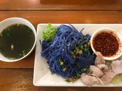 -蝶豆花蓝面条