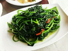 虾酱地瓜叶-琼菜坊·无鸡不成宴·海南菜老爸茶糟粕醋(海口骑楼老街店)
